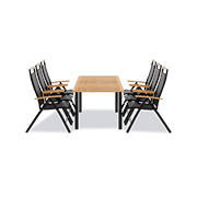 Aiamööbli söögilauakomplektid