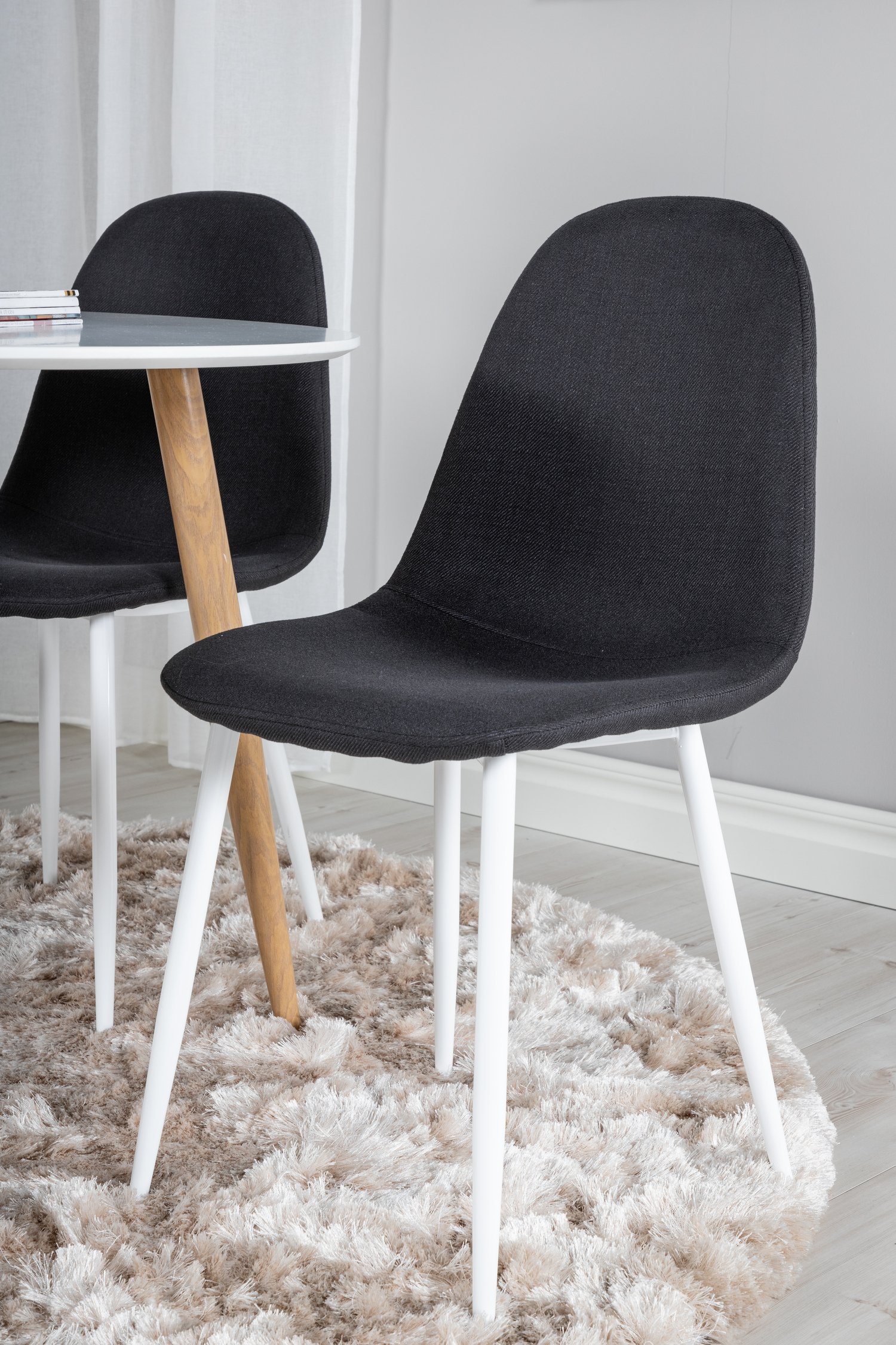 Söögitoakomplekt Dallas 291 (Must + Valge)