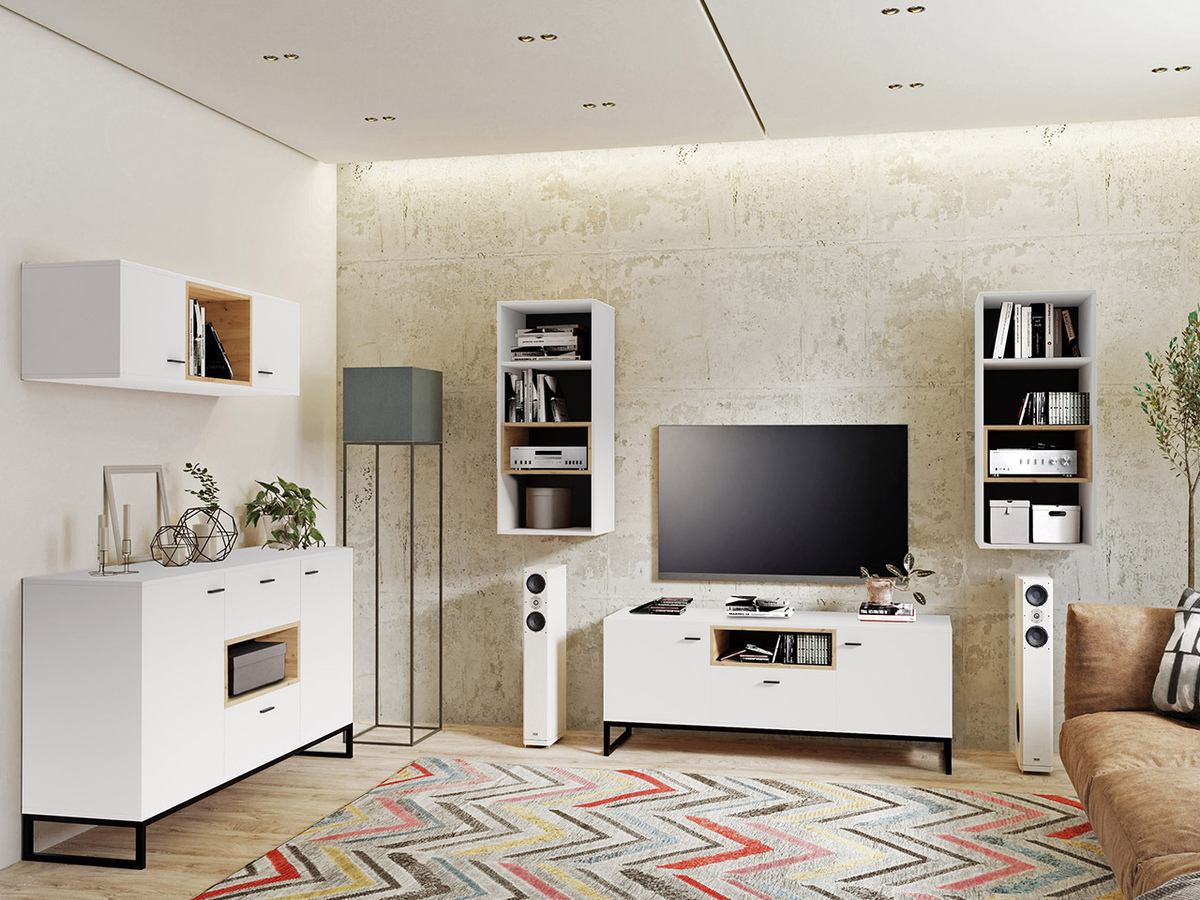 Elutoa komplekt Baltesi 114 (Valge + Artisan tamm)