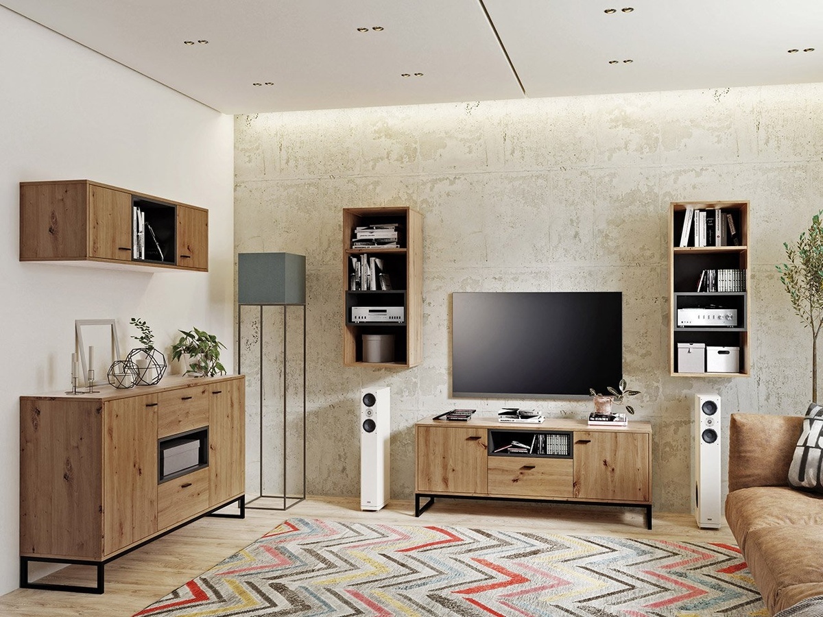 Elutoa komplekt Baltesi 114 (Artisan tamm + Must)