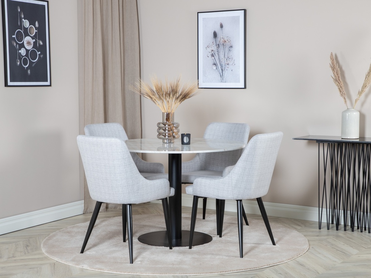 Söögitoakomplekt Dallas 1300 (Helehall + Must)