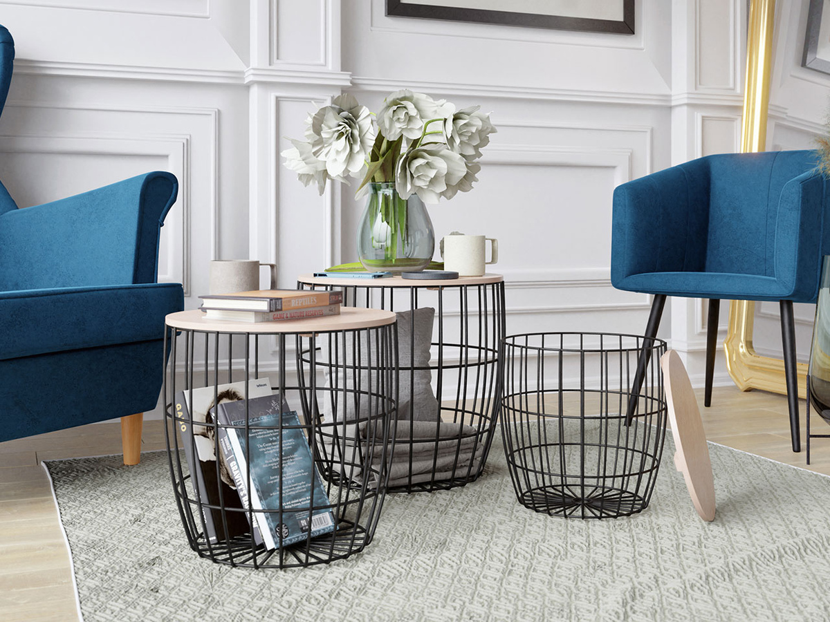 Kõrvallaudade komplekt Aedifis (Must + Ere puit)