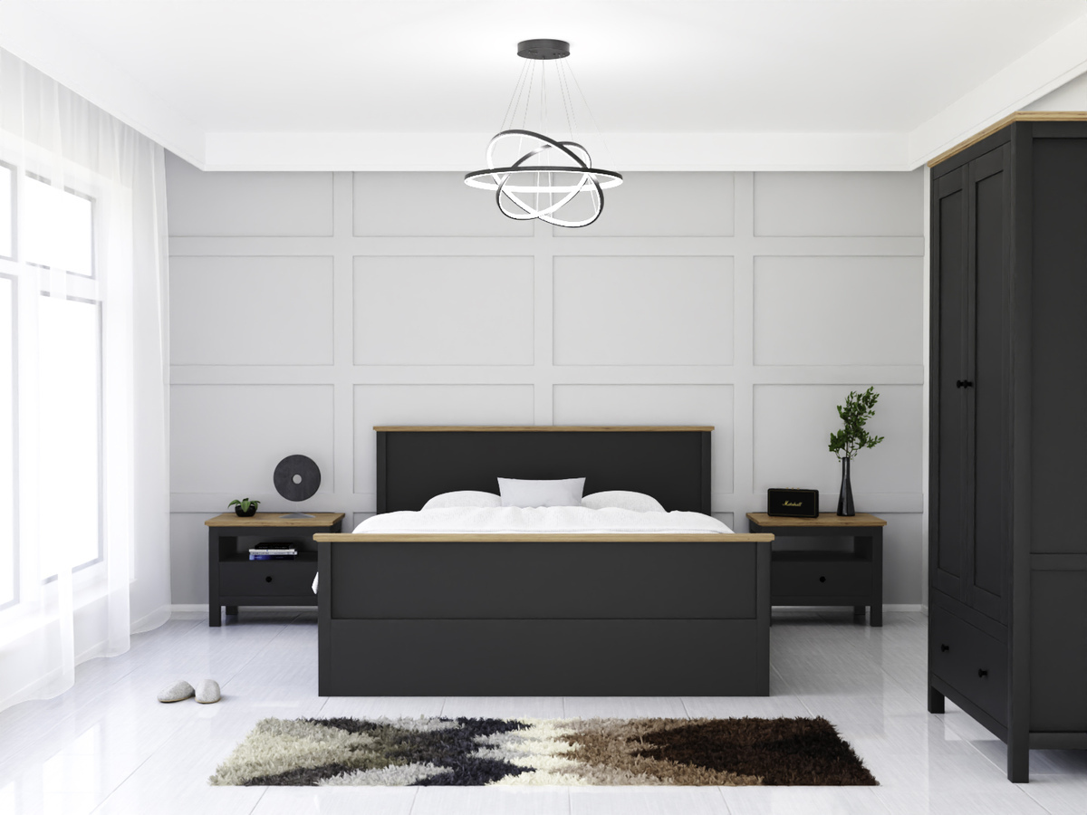 Magamistoakomplekt Sordoro 123 (Grafiit + Artisan tamm)