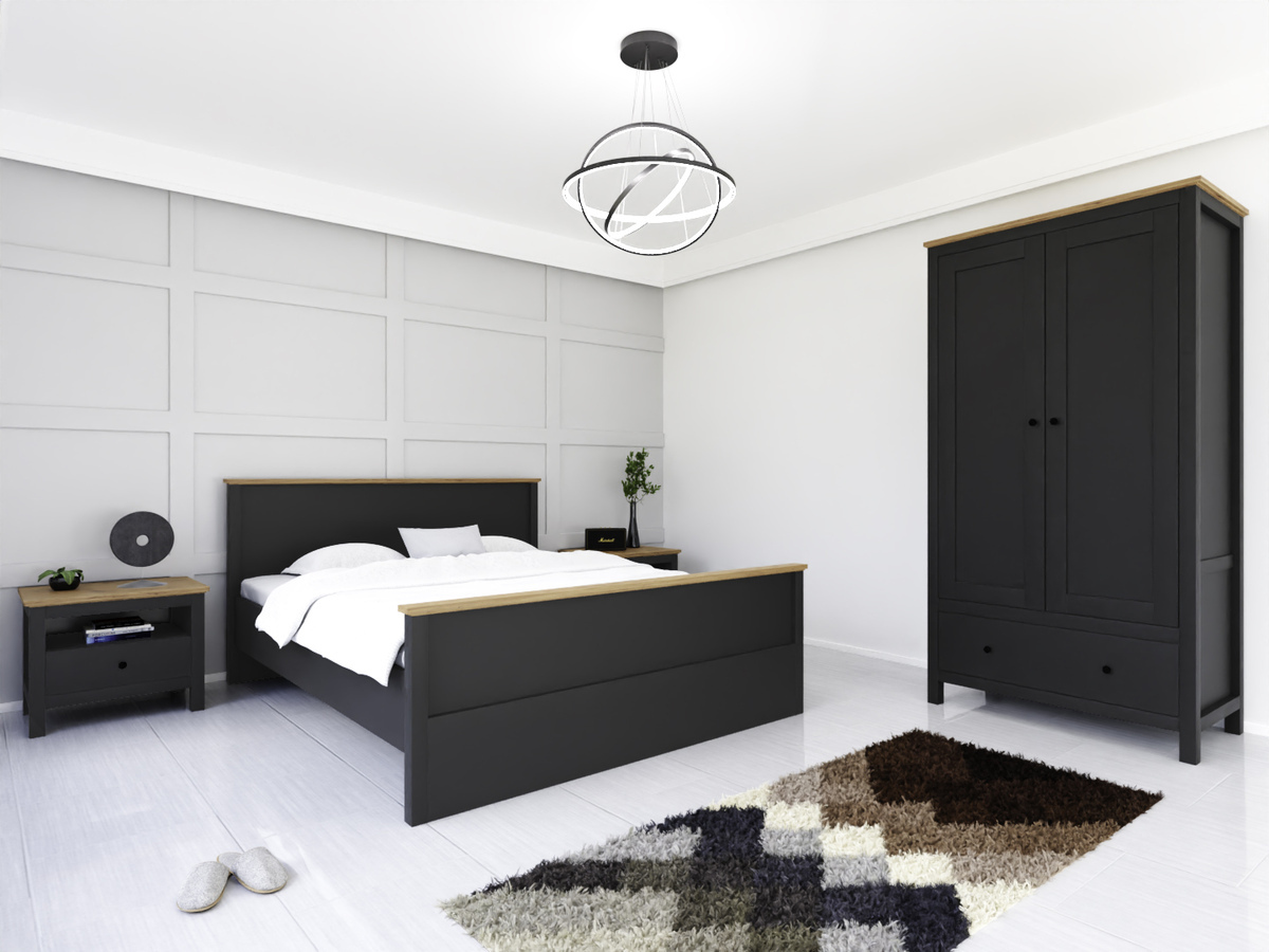 Magamistoakomplekt Sordoro 123 (Grafiit + Artisan tamm)