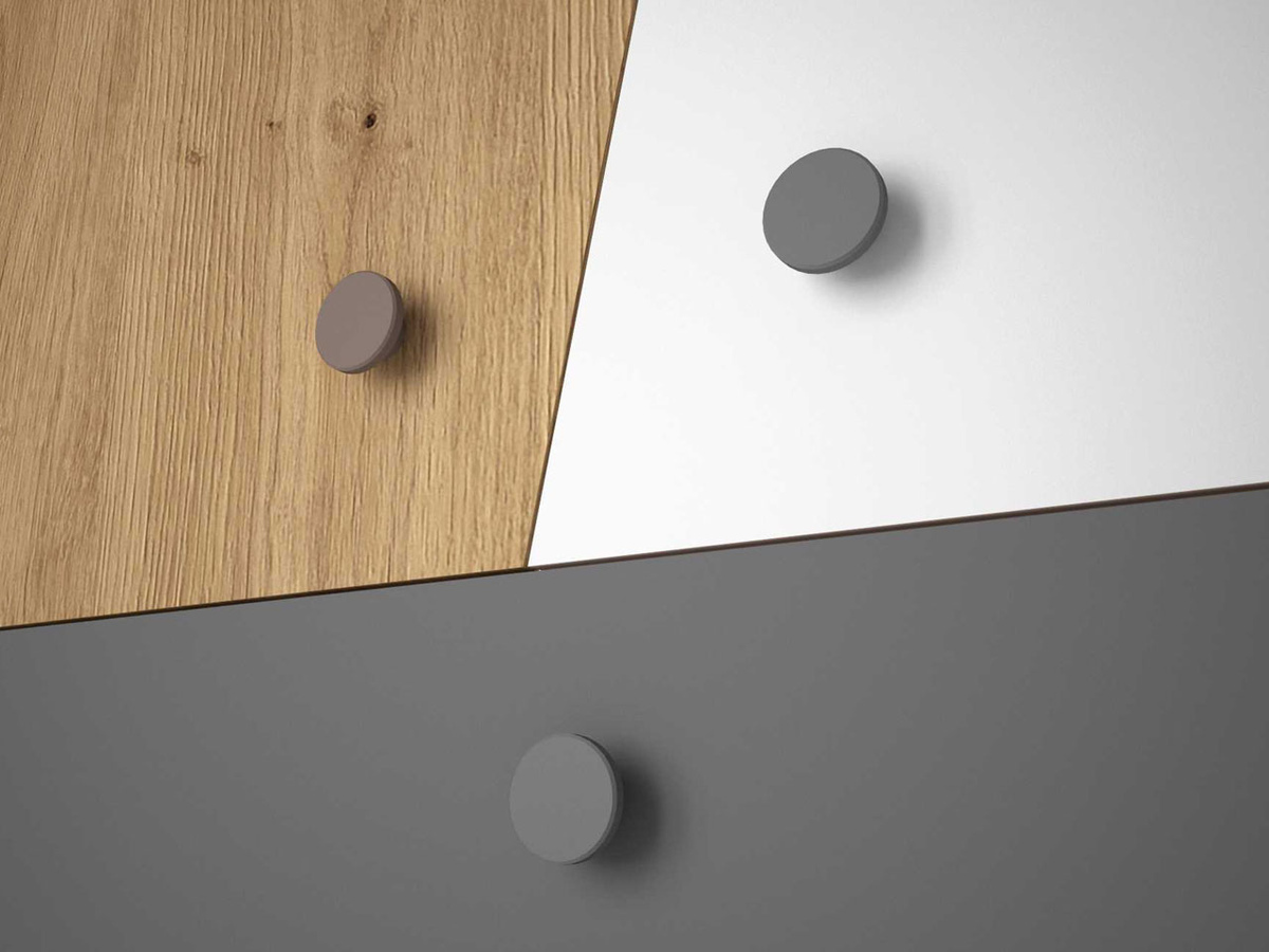 Kummut Almira 105 (Artisan tamm + Valge)