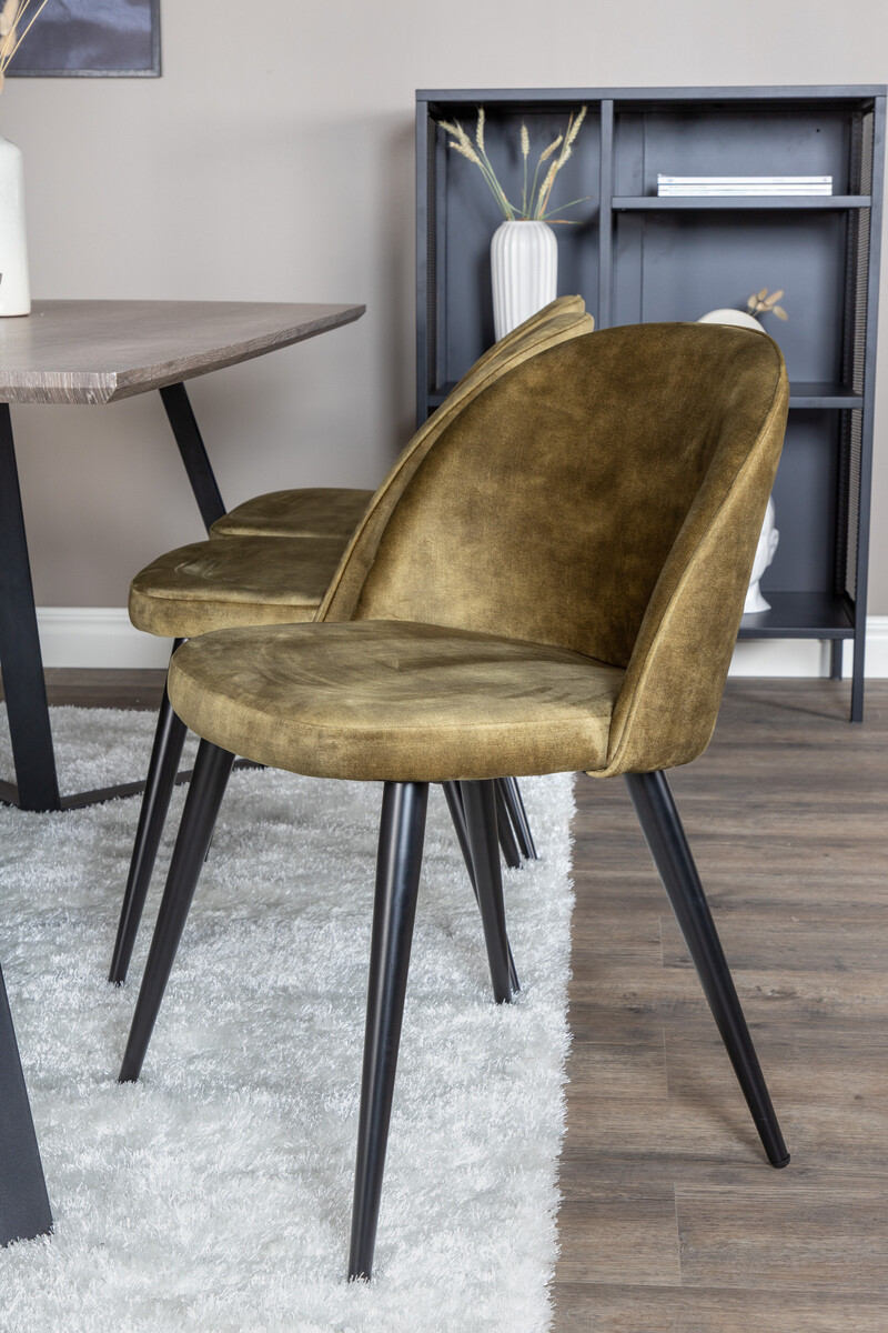 Söögitoakomplekt Dallas 340 (Tolmune roheline + Must)