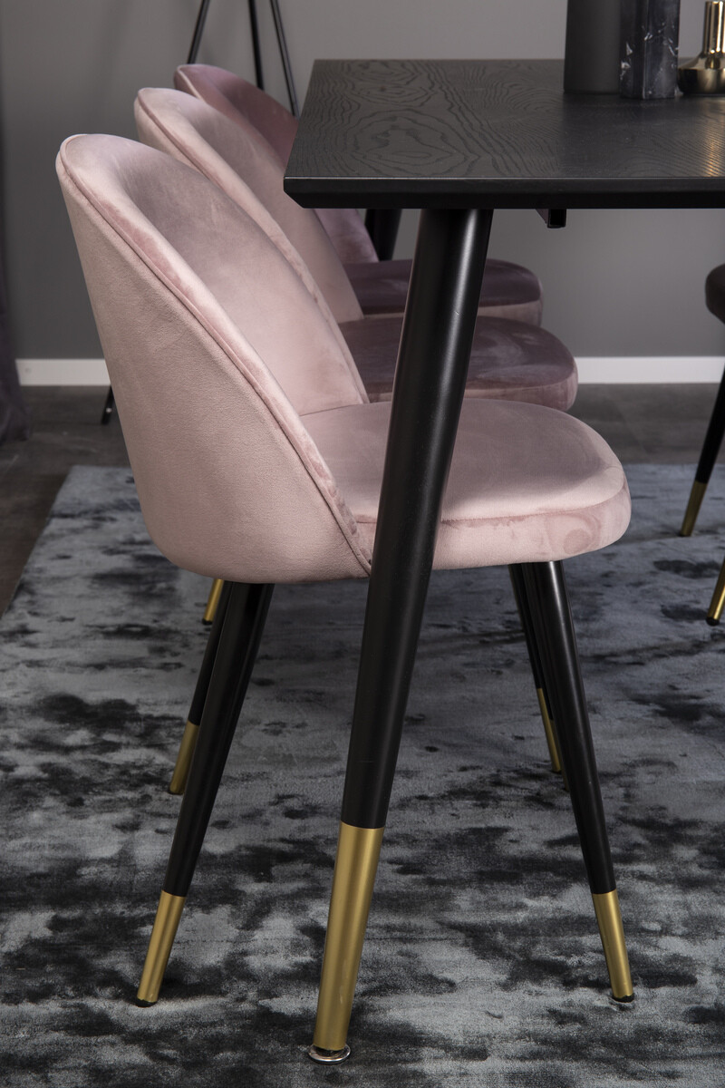 Söögitoakomplekt Dallas 346 (Roosikarva + Must)