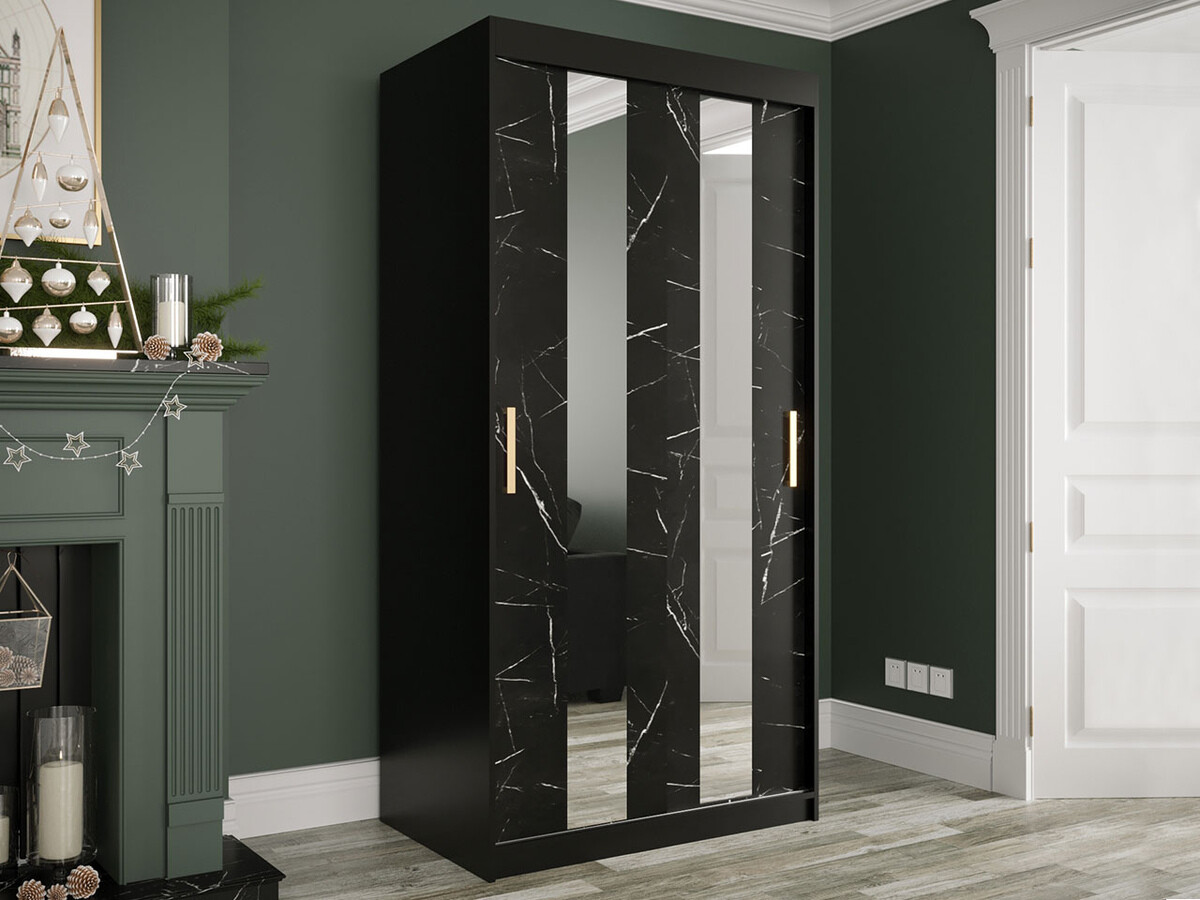 Riidekapp Hartford 240 (Matt must + Must marmor)