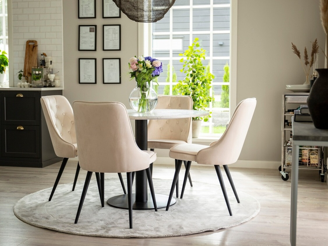 Söögitoakomplekt Dallas 1160 (Beež + Must)