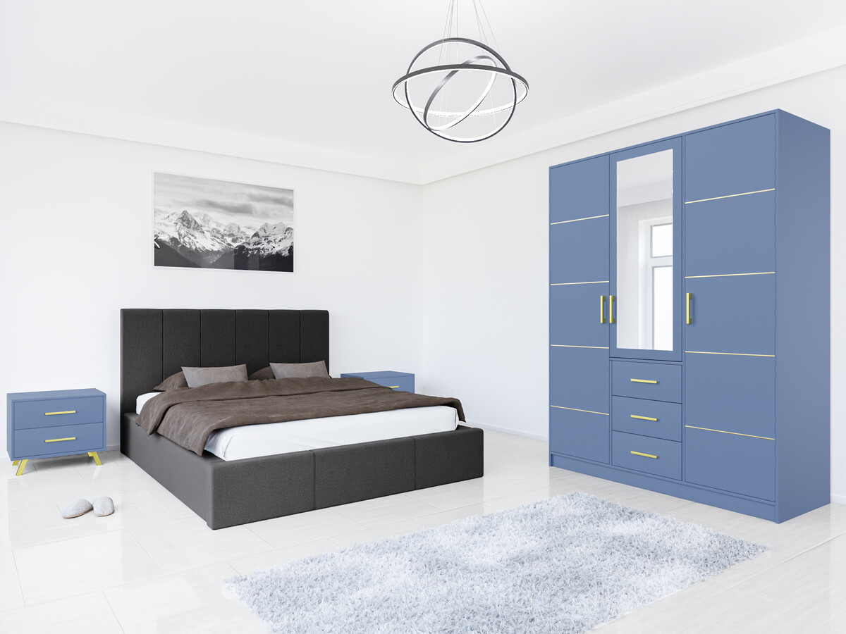 Magamistoakomplekt Dortivu 154 (Sinine + Inari 96)