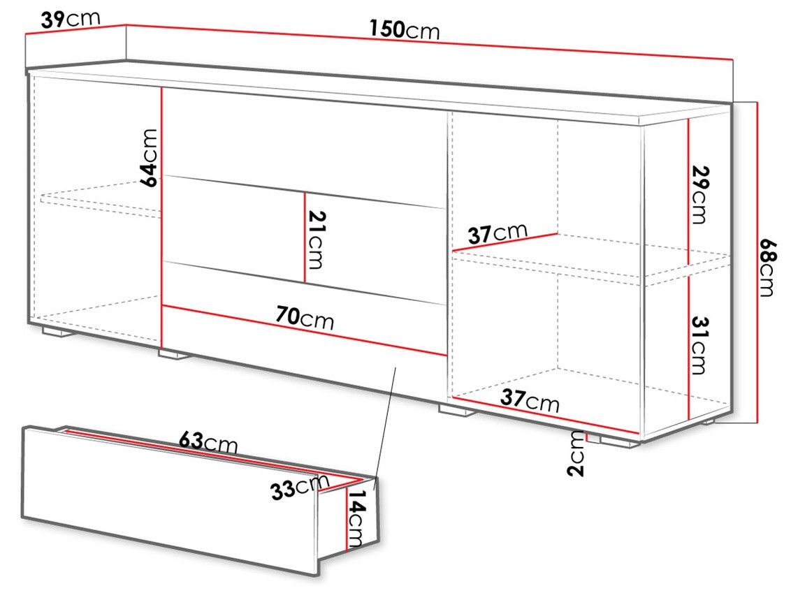 Kummut Sarasota 129 (Valge + Läikiv valge)