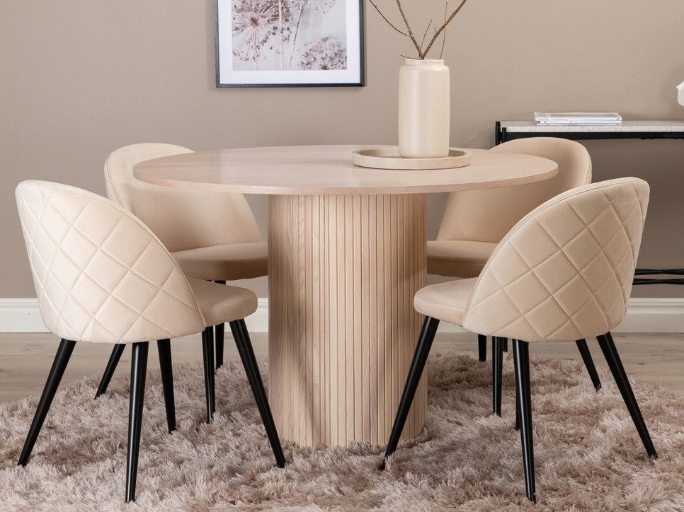 Söögitoakomplekt Dallas 3072 (Koor + Must)