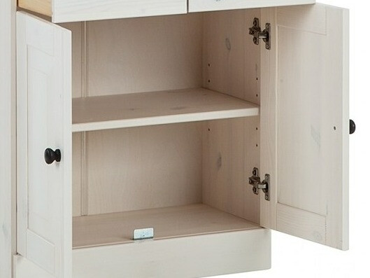 Vannitoa põrandakapp Deletri 100 (Valge + Havana Tamm)