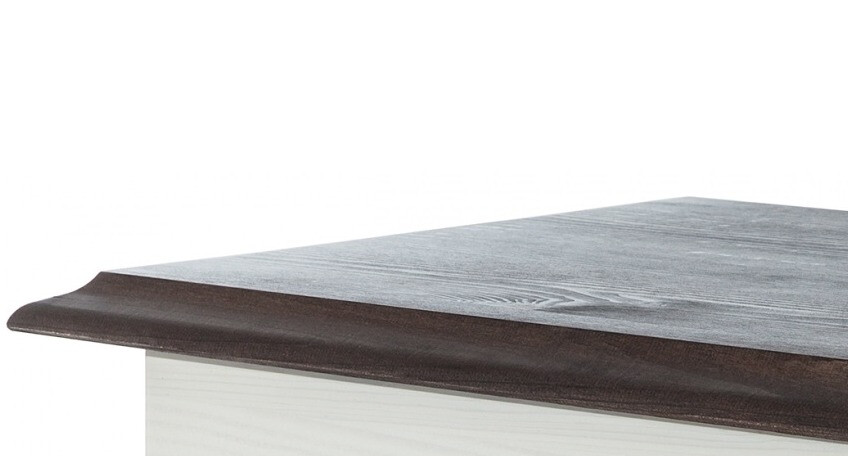 Vannitoa põrandakapp Deletri 100 (Valge + Havana Tamm)