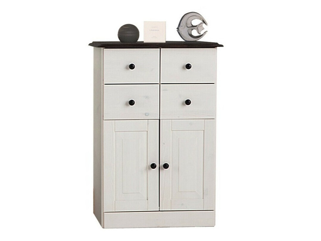 Vannitoa põrandakapp Deletri 100 (Valge + Havana Tamm)