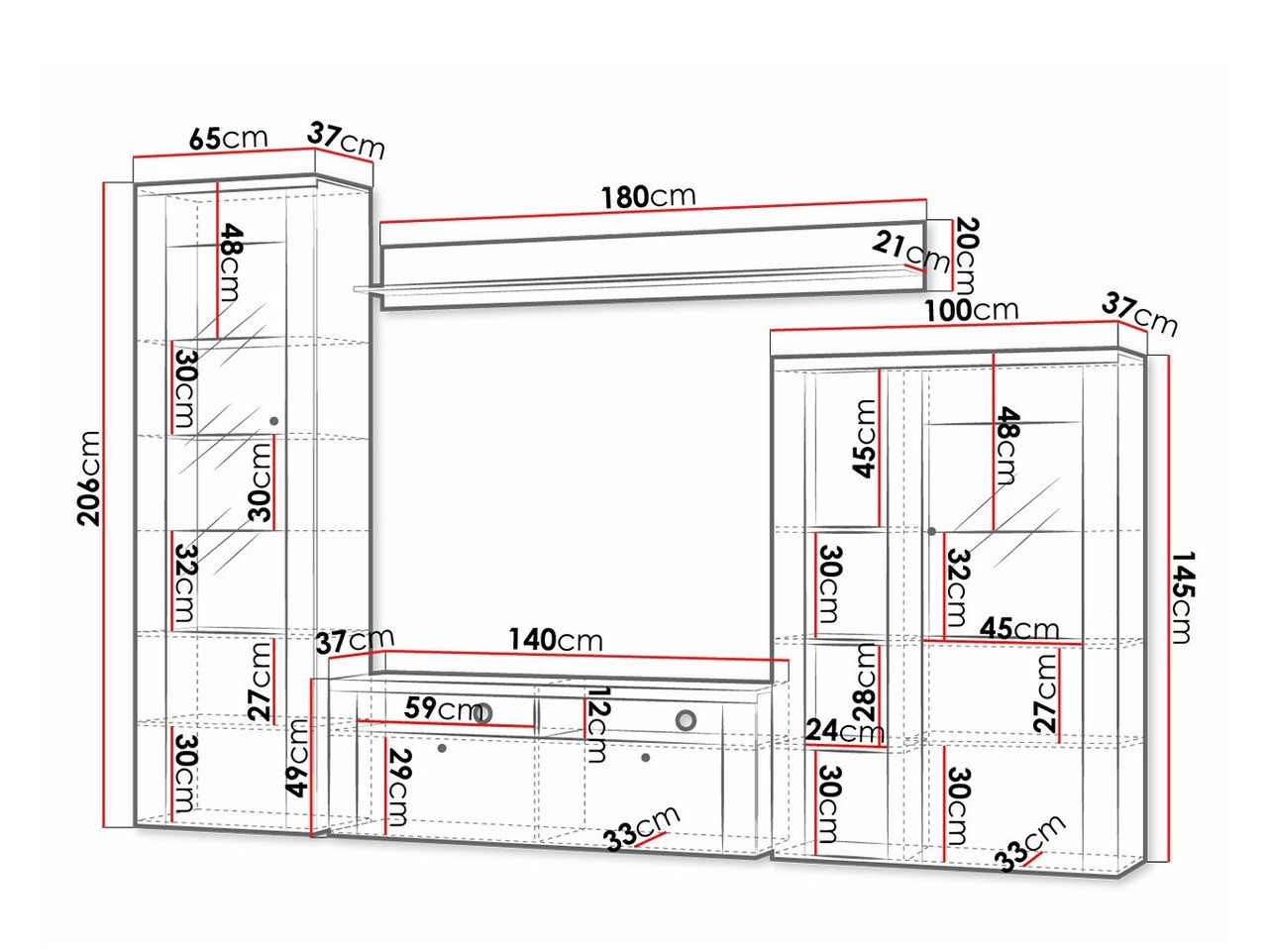 Elutoa komplekt Salelbo 100 (Pähkel)