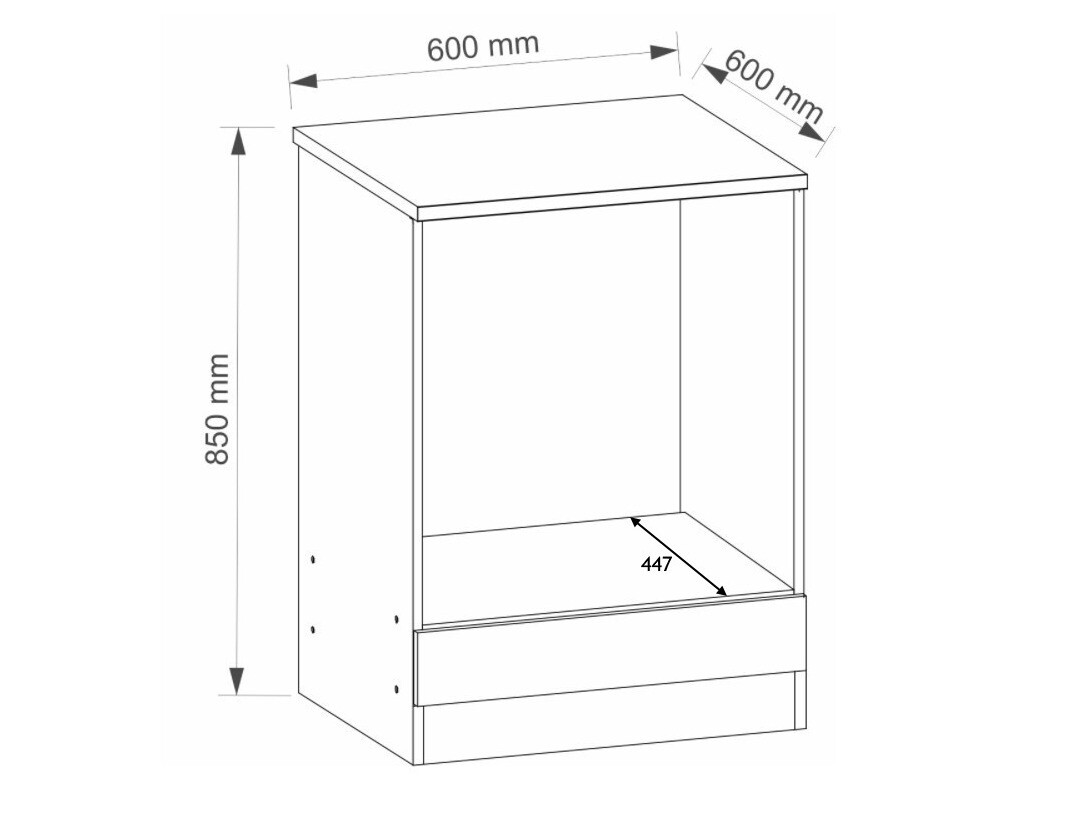 Moodulkapp sisseehitatud seadmete jaoks Eli Light 104