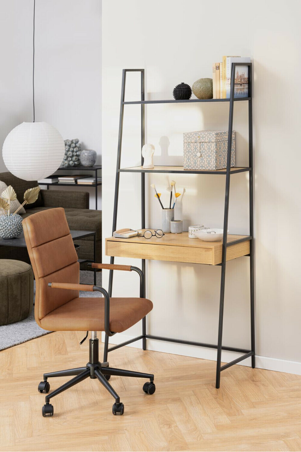 Kirjutuslaud Norsica Sevferi 163 (Wild Oak + Must)