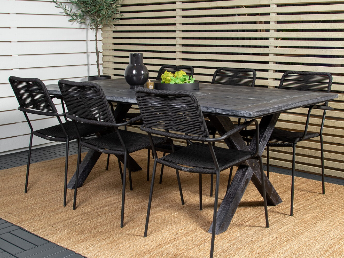 Laua ja toolide komplekt Dallas 2872