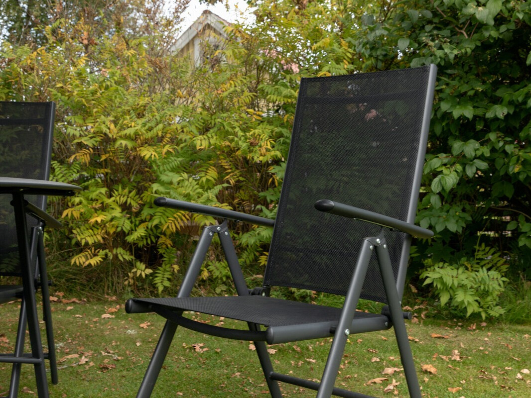 Laua ja toolide komplekt Dallas 3079 (Must) 2051-408