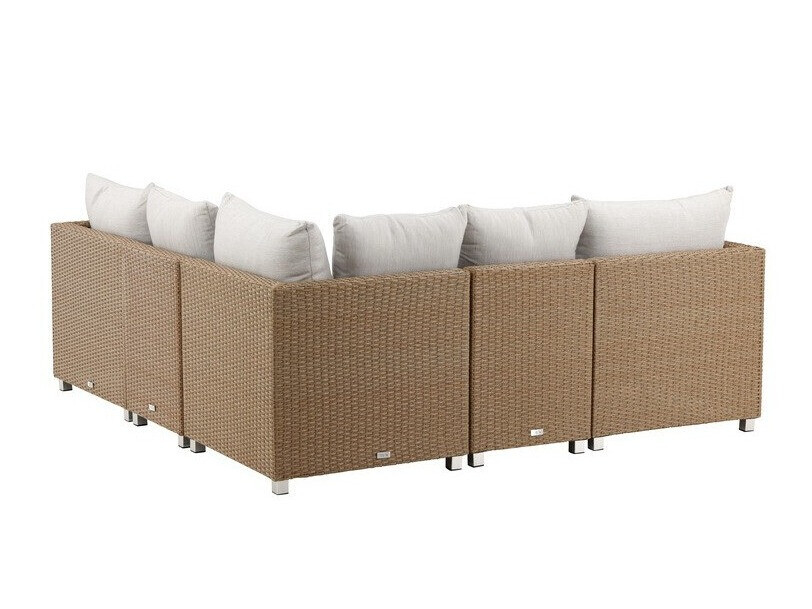 Aiamööblikomplekt Dallas 772 (Pruun + Valge)