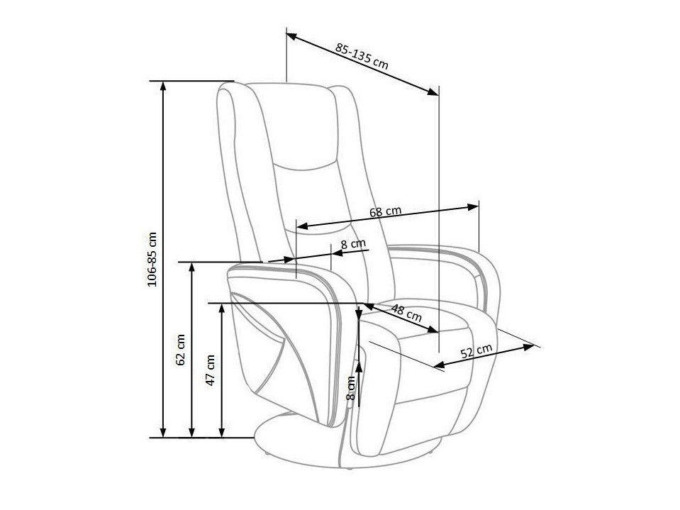 Tugitool recliner Houston 493 (Hall)