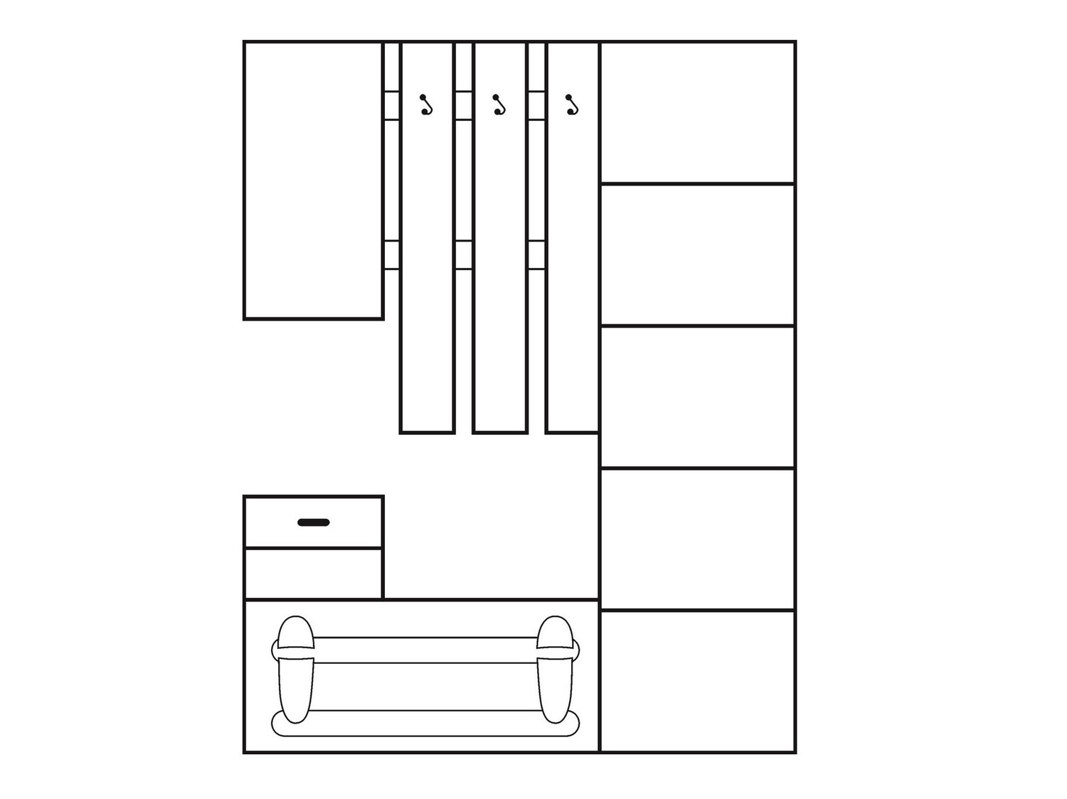 Esikukomplekt Gilroy 106 (Craft Tabaco tamm + Koor)