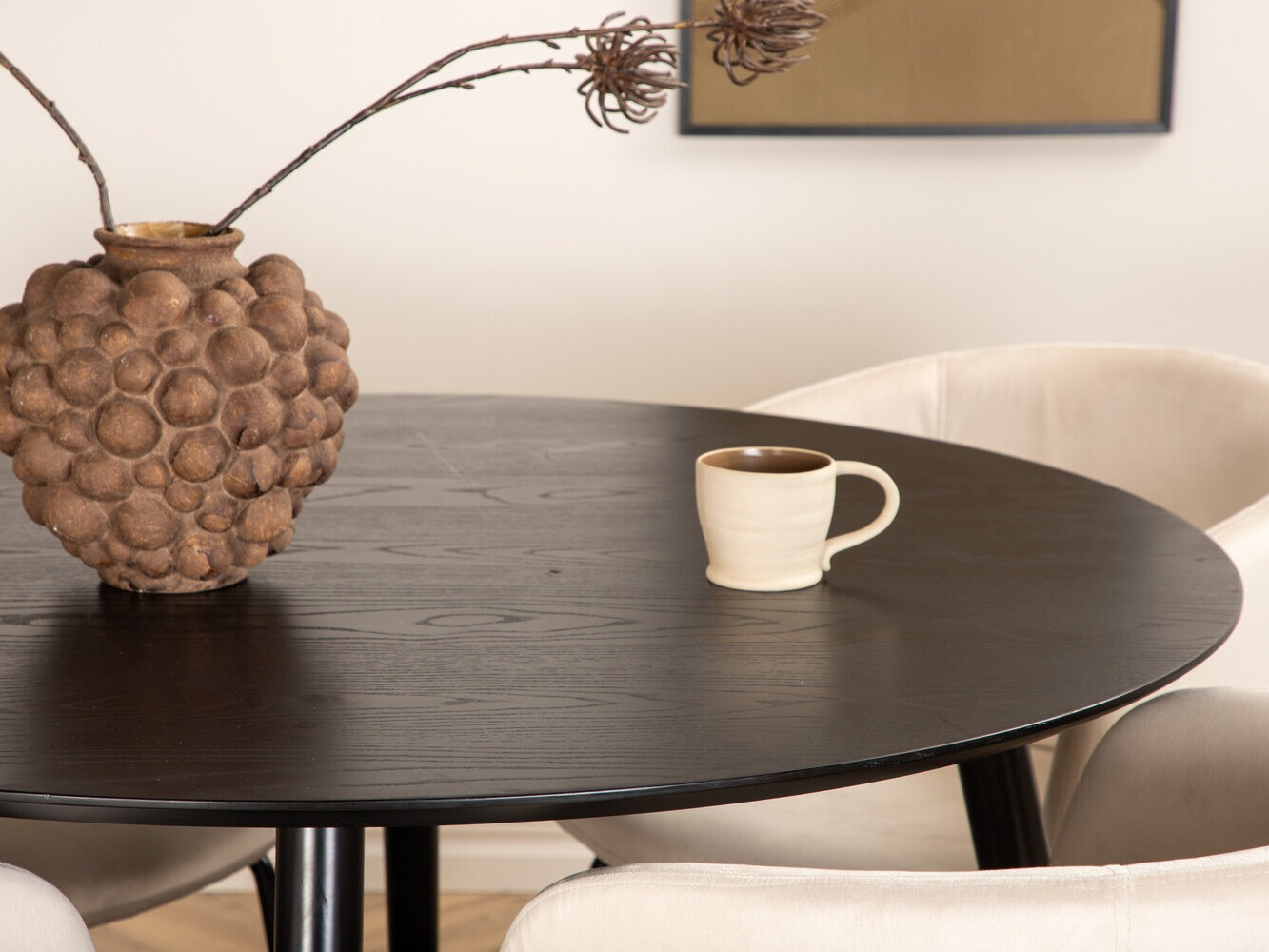 Söögitoakomplekt Dallas 2539 (Beež + Must)