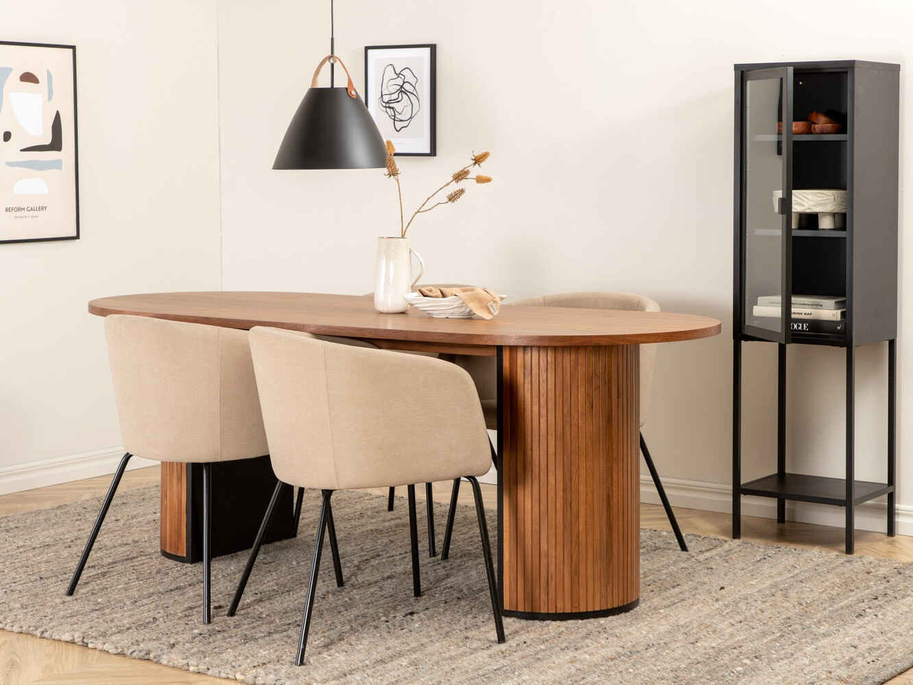 Söögitoakomplekt Dallas 2749 (Beež + Must)