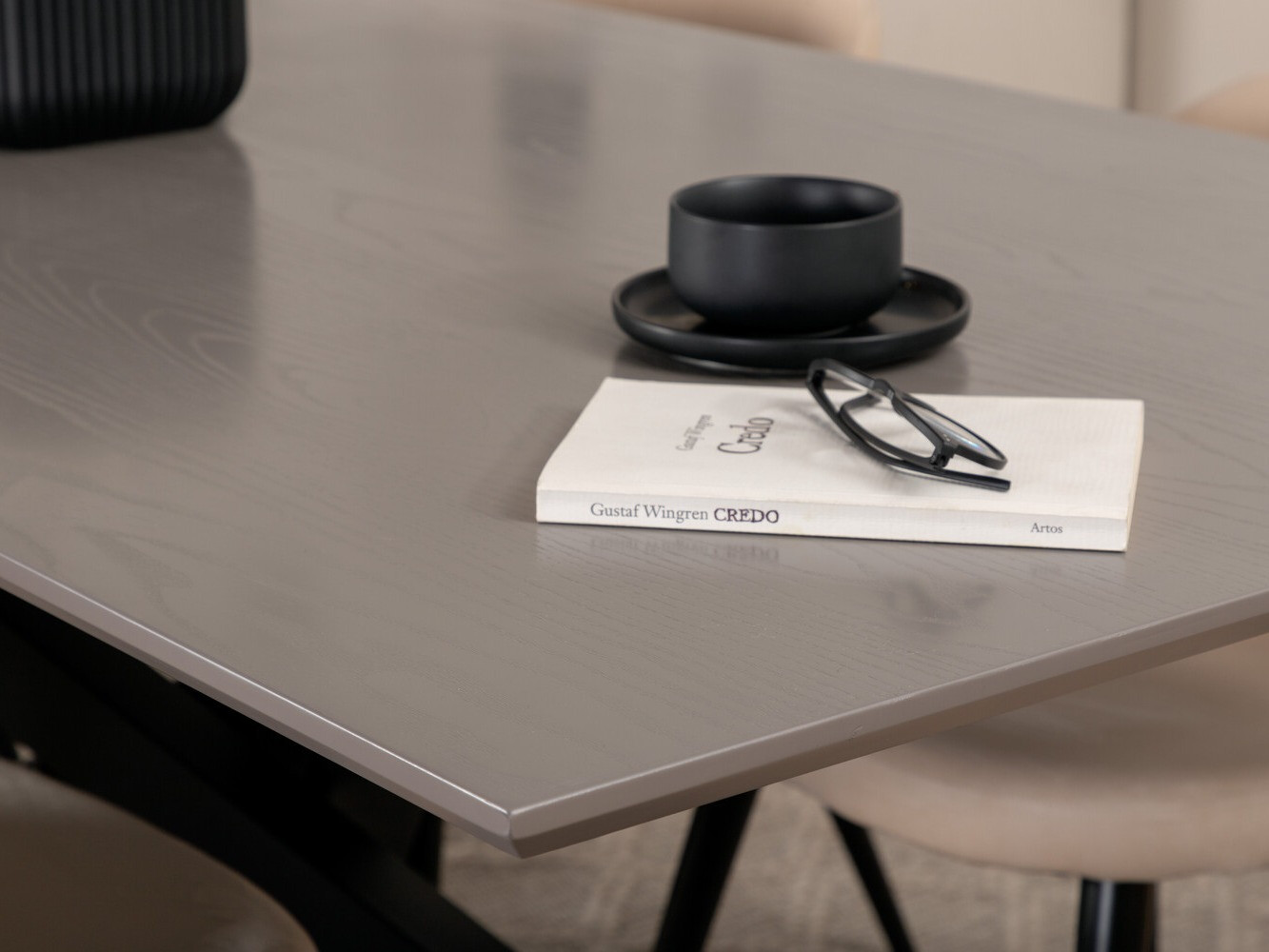 Söögitoakomplekt Dallas 3035 (Koor + Must)