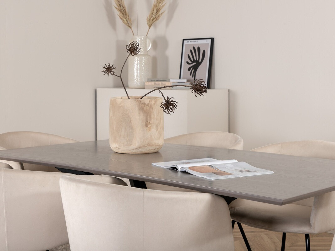 Söögitoakomplekt Dallas 3036 (Koor + Must)