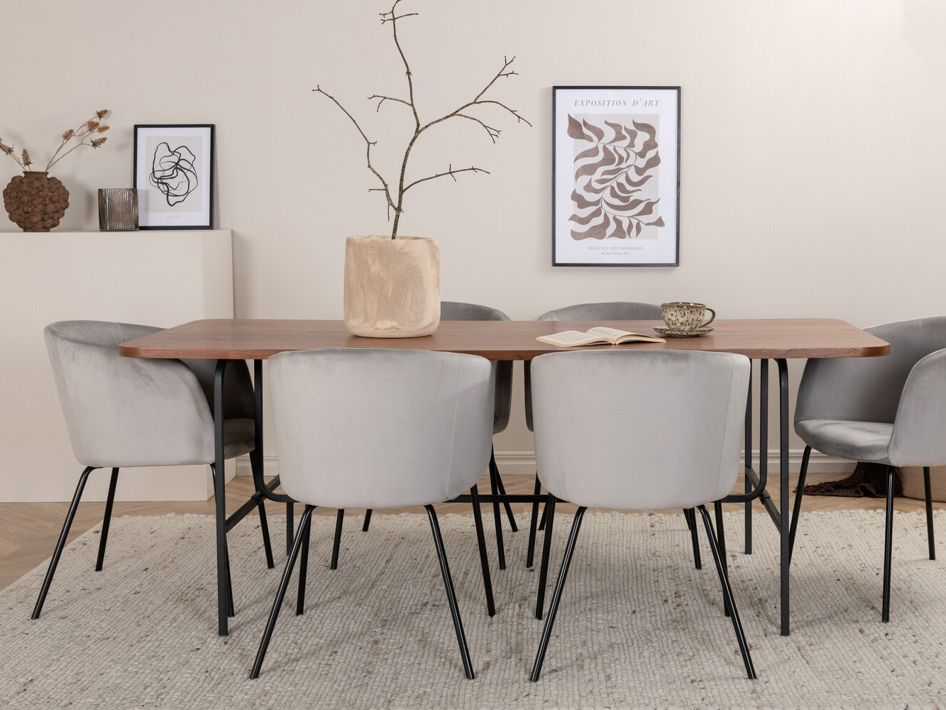 Söögitoakomplekt Dallas 2793 (Hall + Must)