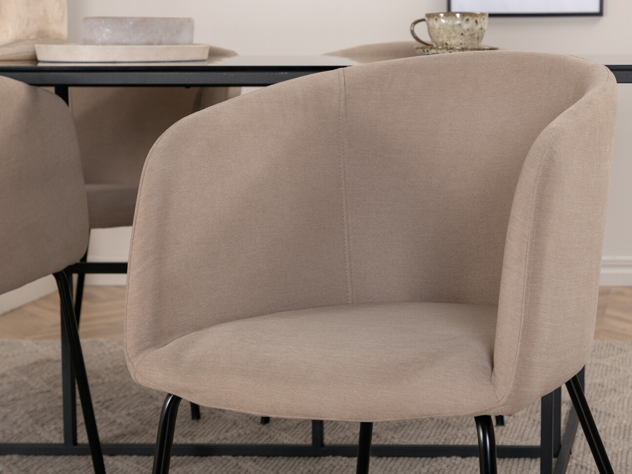 Söögitoakomplekt Dallas 3044 (Koor + Must)