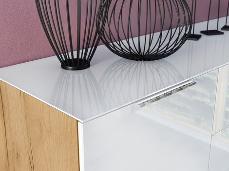 Kummut Sacramento 301 (Navarra tamm + Läikiv valge)