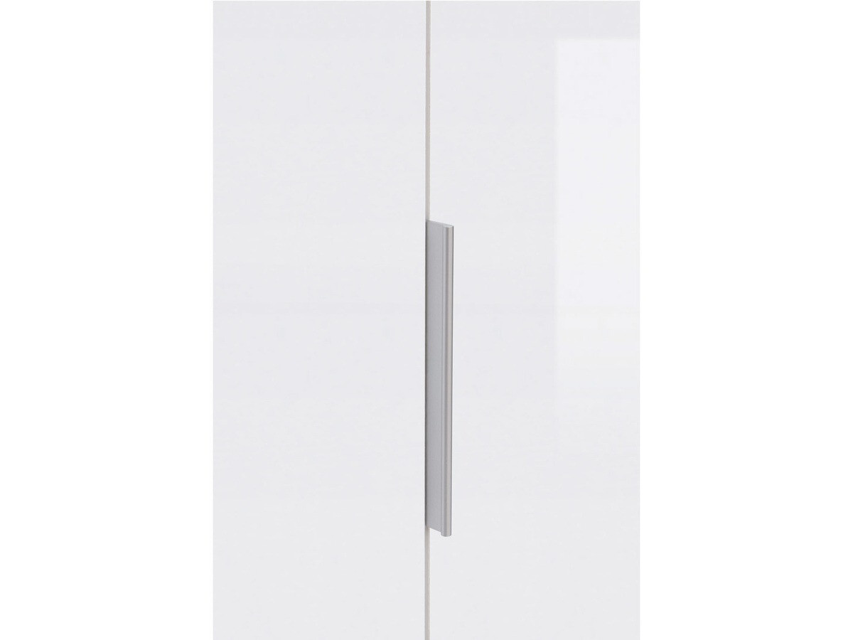 Riidekapp Tivetra 111 (Wotani tamm + Läikiv valge)