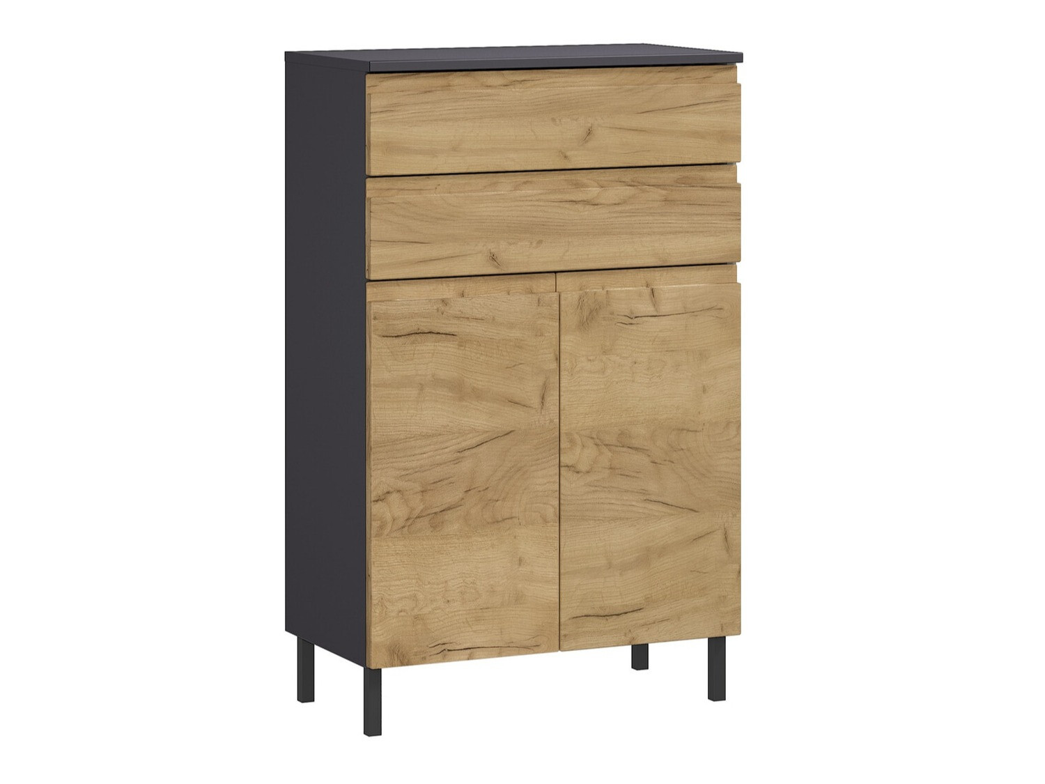 Vannitoa põrandakapp Talmira 104 (Grafiit + Grandson tamm)