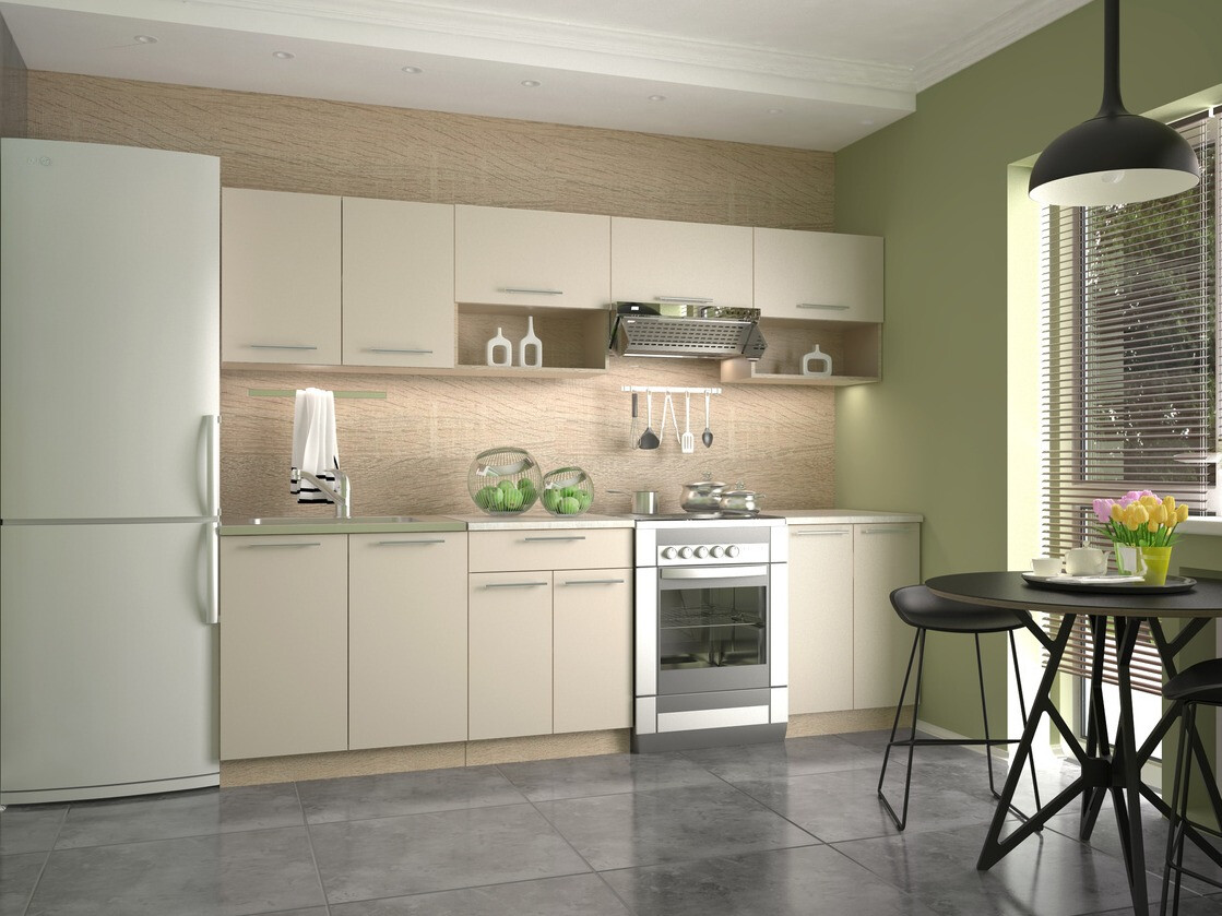 Köögikomplekt Houston 858 (Koor + Sonoma tamm)