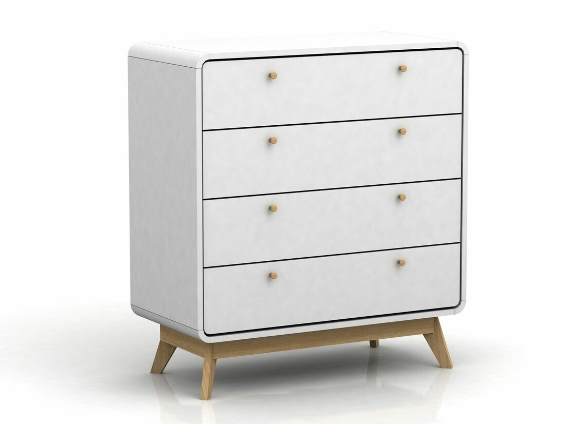 Kummut Elbtena 112 (Valge + Tamm)