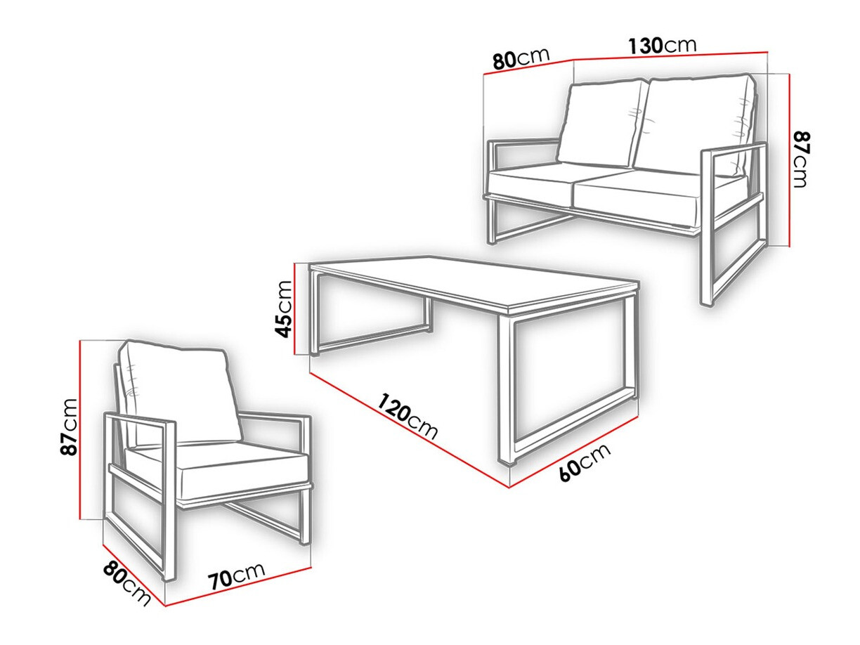 Aiamööblikomplekt Germantown 104