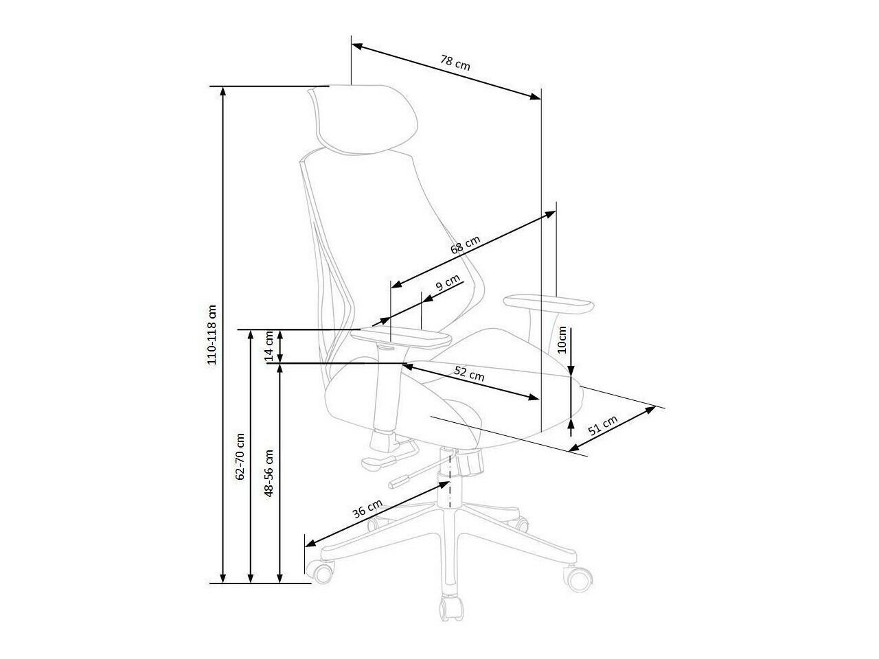Kontoritool Houston 391
