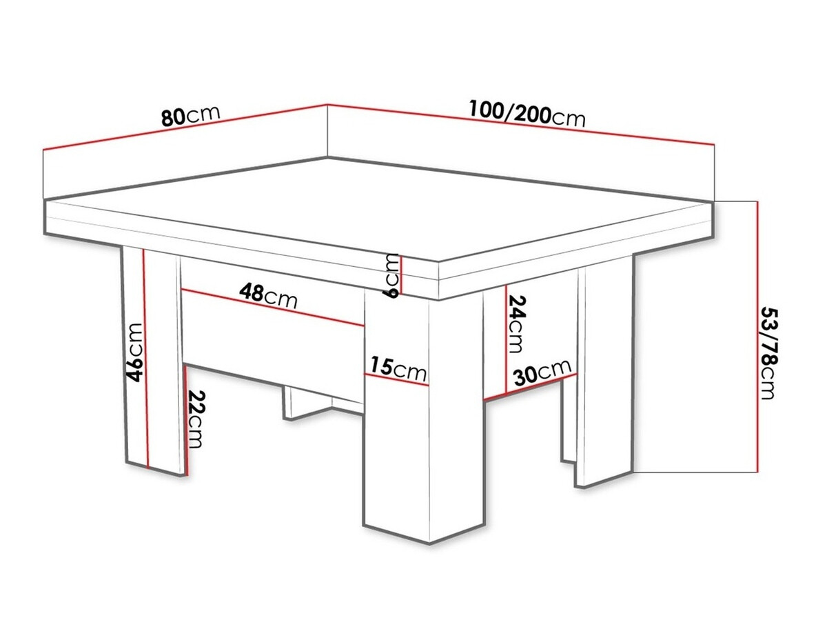 Transformer diivanilaud Stanton 102 (Sonoma tamm)
