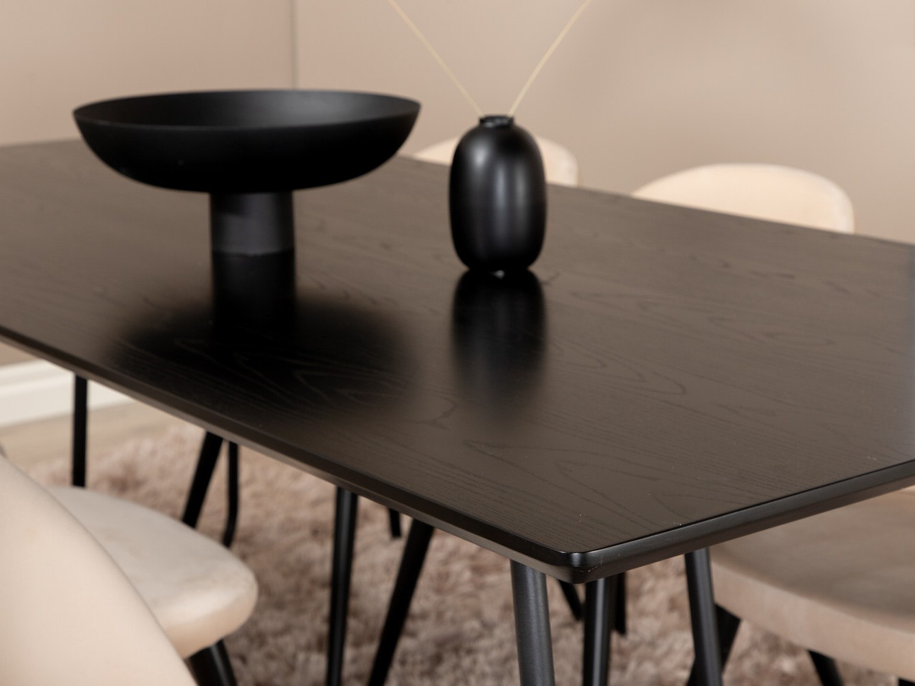 Söögitoakomplekt Dallas 2723 (Beež + Must)