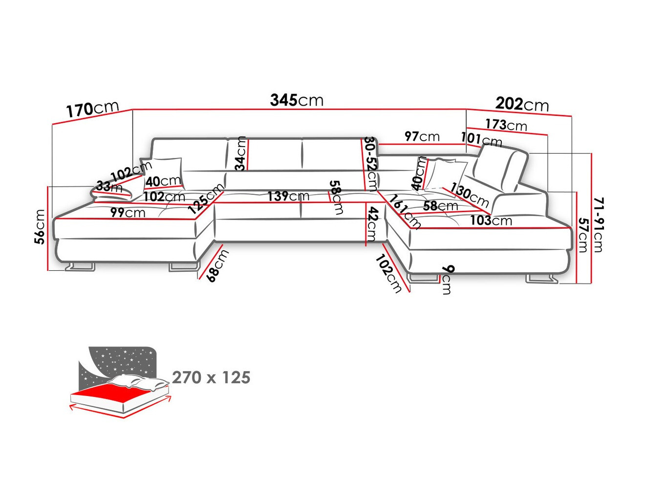 Nurgadiivan Comfivo 190 (Uttario Velvet 2979 + Senegal 825)