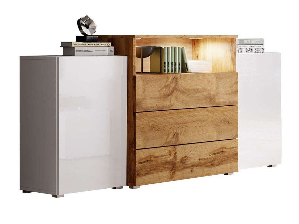 Kummut Sarasota 127 (Valge + Läikiv valge + Wotani tamm)