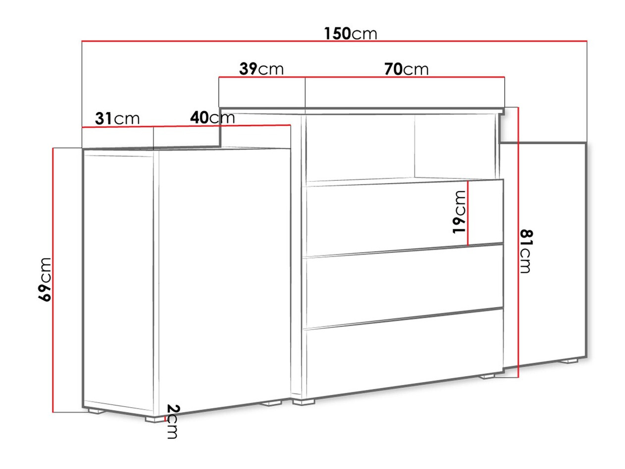 Kummut Sarasota 127 (Wotani tamm + Läikiv valge)