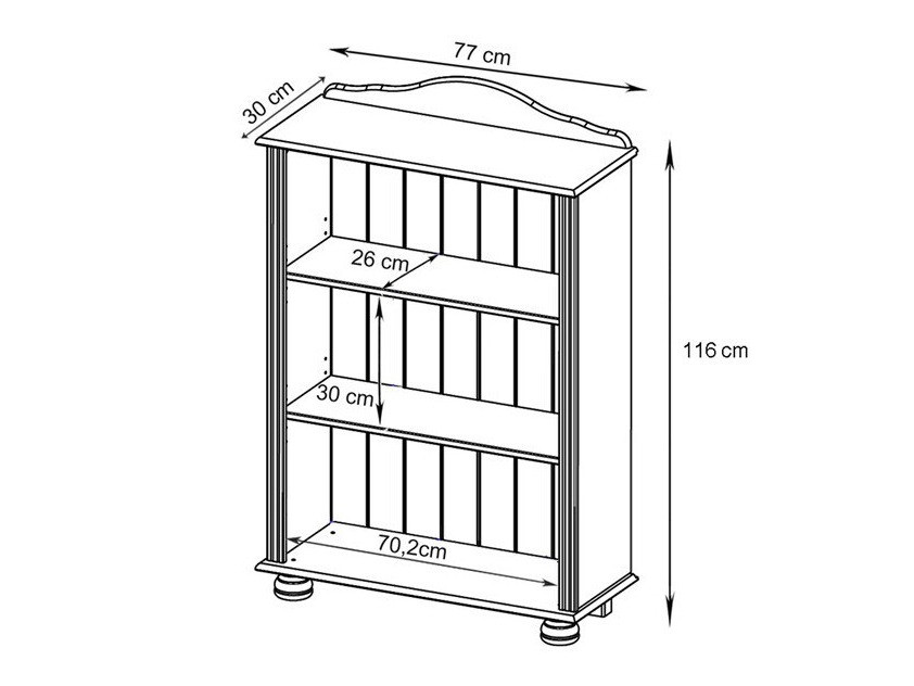 Riiul Fenlaru 100 (Valge)