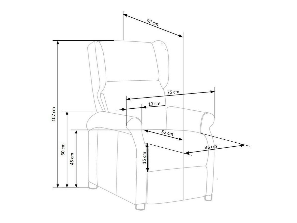 Tugitool recliner Houston 878 (Hall)