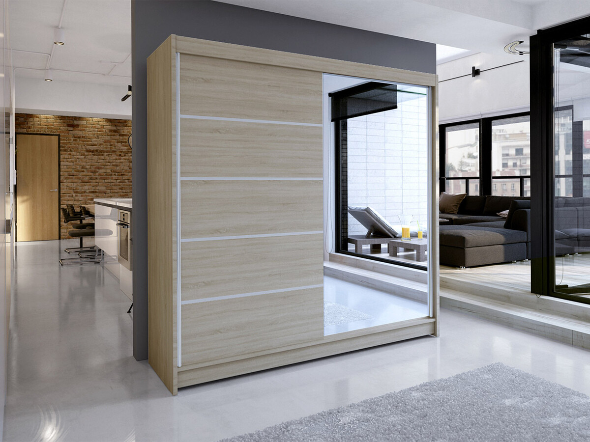 Riidekapp Closico 142 (Sonoma tamm)