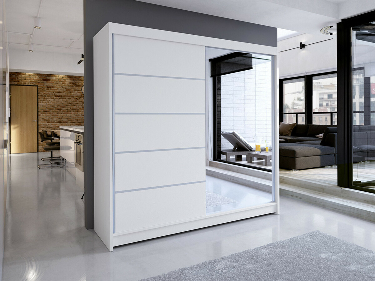 Riidekapp Closico Cavaris III (Valge)