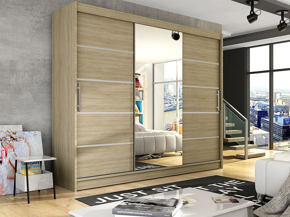 Riidekapp Closico 131 (Sonoma tamm)